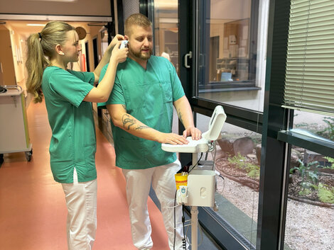 Personen im Krankenhaus