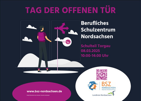 Person an Wegweiser