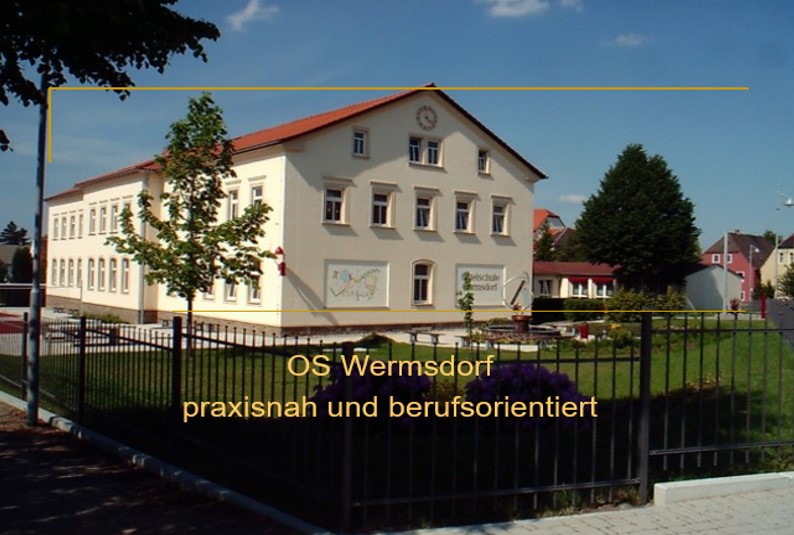 Hausansicht der Oberschule Wermsdorf